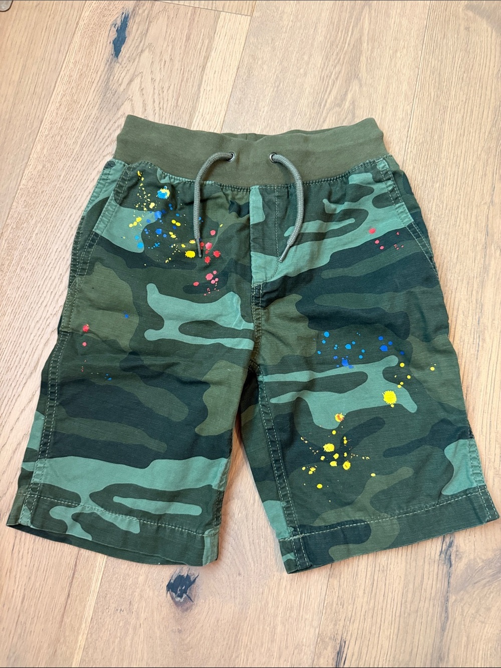 Gap Kids Boy's Camouflage Paint Splattered Shorts - New!